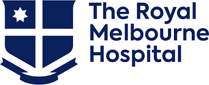 Logo shield for the Royal Melbourne Hospital