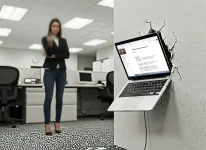 Lady unhappy after learning has thrown her laptop at the wall
